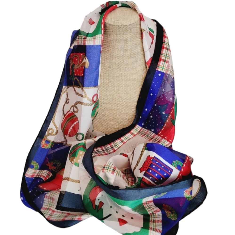 Christmas Holiday Scarf Vintage